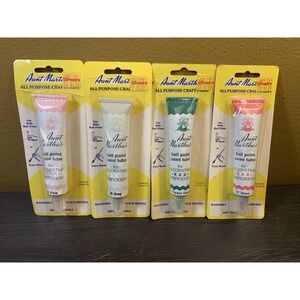 Colonial Patterns Aunt Martha's 4 Ball Point Paint Set -‎ Original Packages